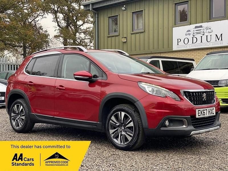 Red Used 2017 Peugeot 2008 Allure SUV | £5,990 (Good price) - Image 1/3