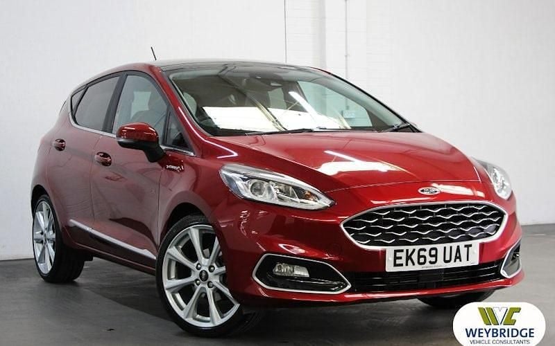 Used Ford Fiesta Vignale 101 HP (74 kW) 2019 Red Hatchback