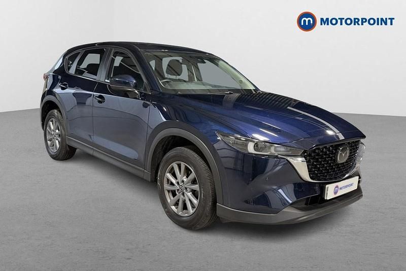 Blue Used 2024 Mazda CX-5 Center-Line SUV | £20,449 (Super price) - Image 1/4