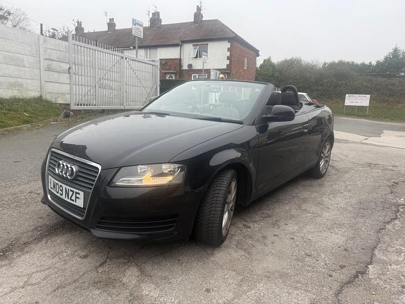 Black Used 2009 Audi A3 Cabriolet Cabriolet | £1,995 (Good price) - Image 1/4