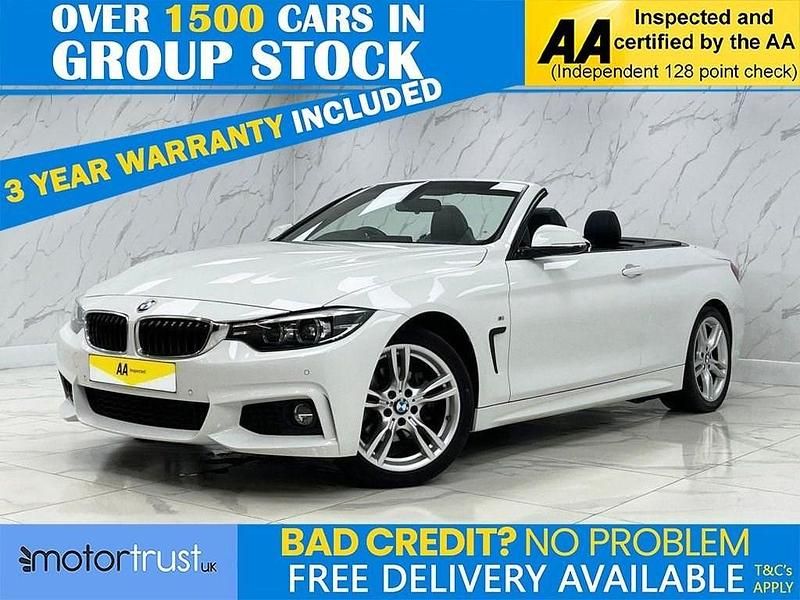 White Used 2020 BMW 420 M Sport Cabriolet | £18,495 (Good price) - Image 1/2