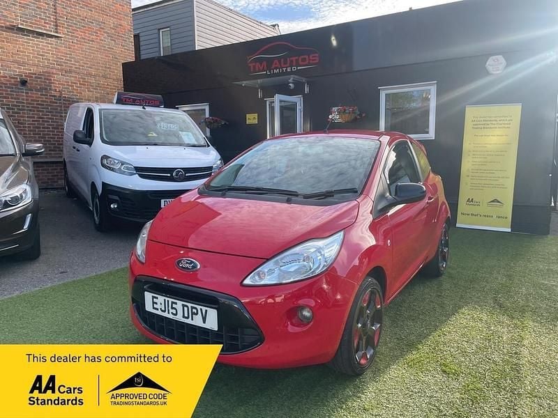 Usado Ford Ka 69 HP (50 kW) 2015 Vermelho Citadino