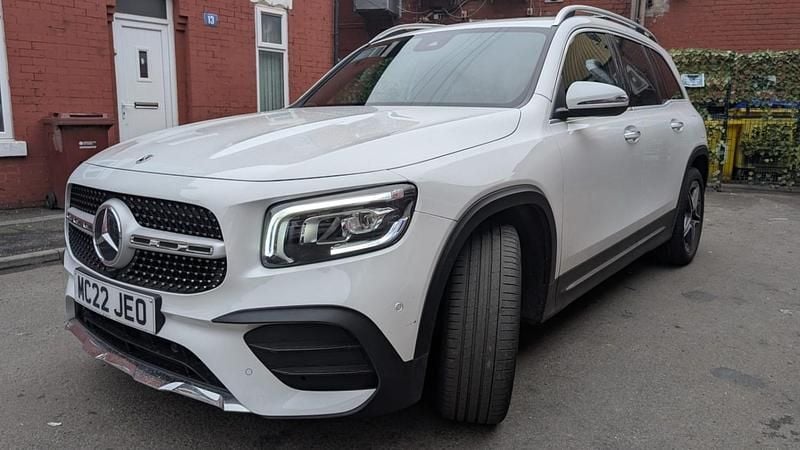 Used Mercedes GLB200 AMG Line Premium 163 HP (119 kW) 2022 White SUV