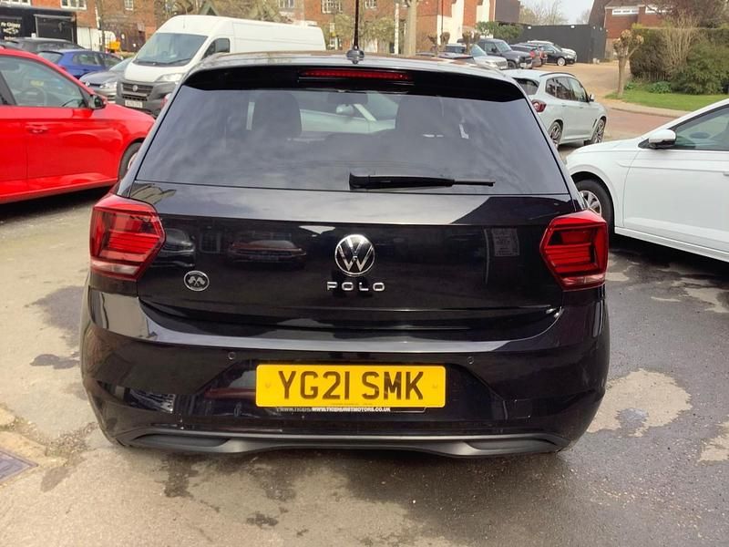 Used VW Polo Match 95 HP (69 kW) 2021 Black Hatchback