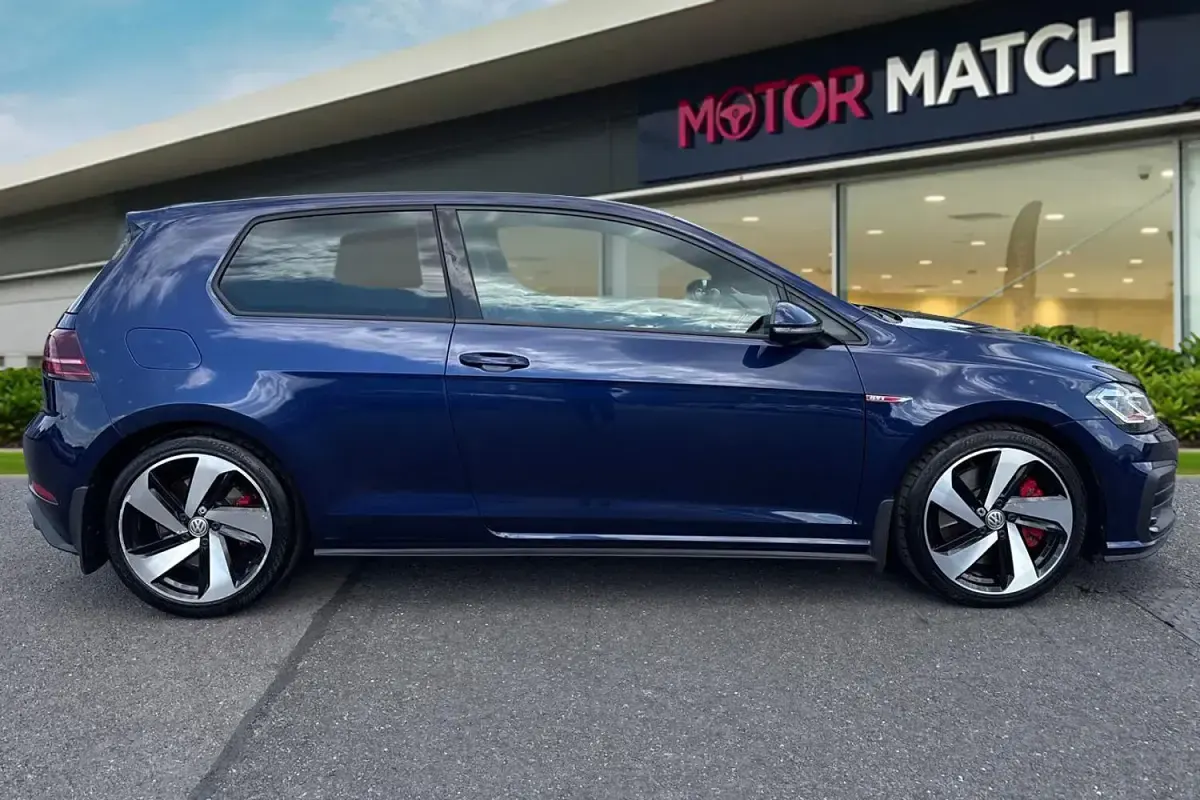 Used VW Golf VII GTI 2019 Blue Hatchback