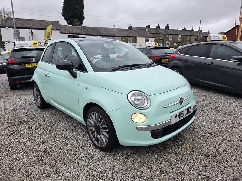 Used Fiat 500 69 HP (50 kW) 2015 Green Hatchback