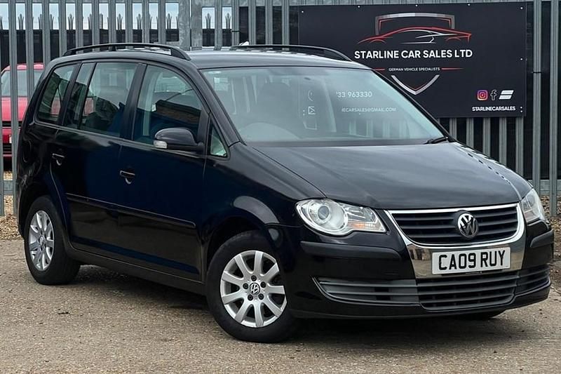Black Used 2009 VW Touran S MPV | £2,490 (Fair price) - Image 1/1