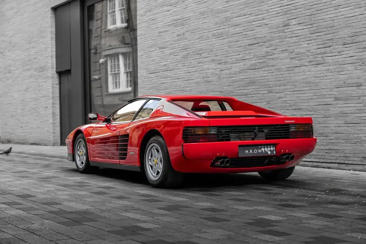 Used Ferrari Testarossa 1988 Red Coupe