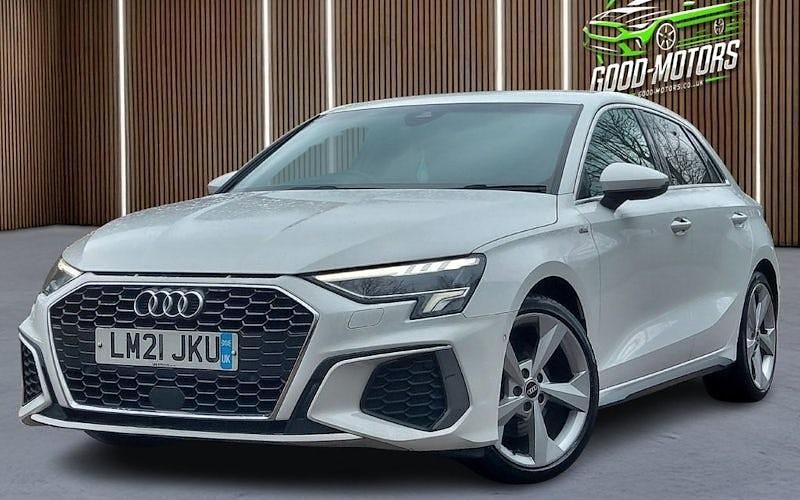 Used Audi A3 Sportback S-Line 116 HP (85 kW) 2021 White Hatchback