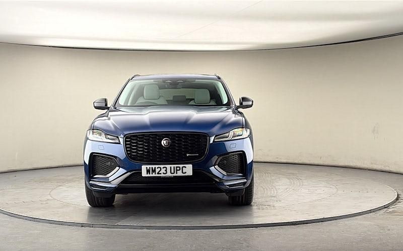 Used Jaguar F-Pace R-Dynamic 404 HP (297 kW) 2022 Bluefire blue SUV