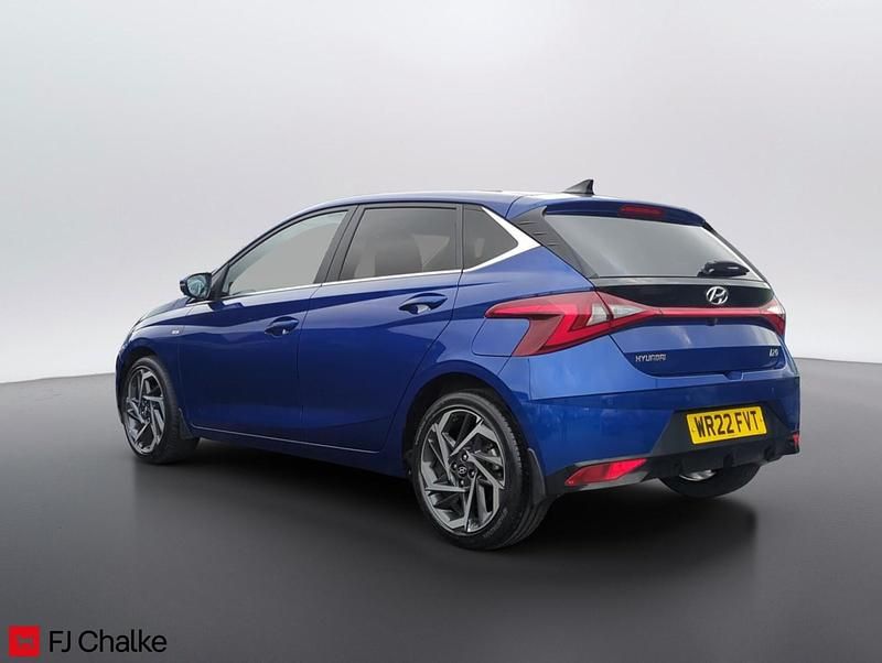 Used Hyundai i20 Premium 2022 Blue Hatchback