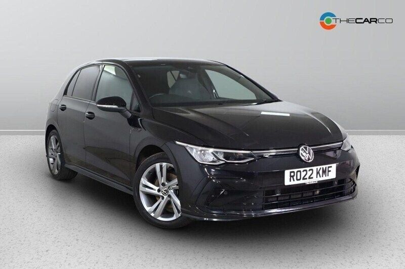 Black Used 2022 VW Golf VIII R-line Hatchback | £19,275 (Fair price) - Image 1/1