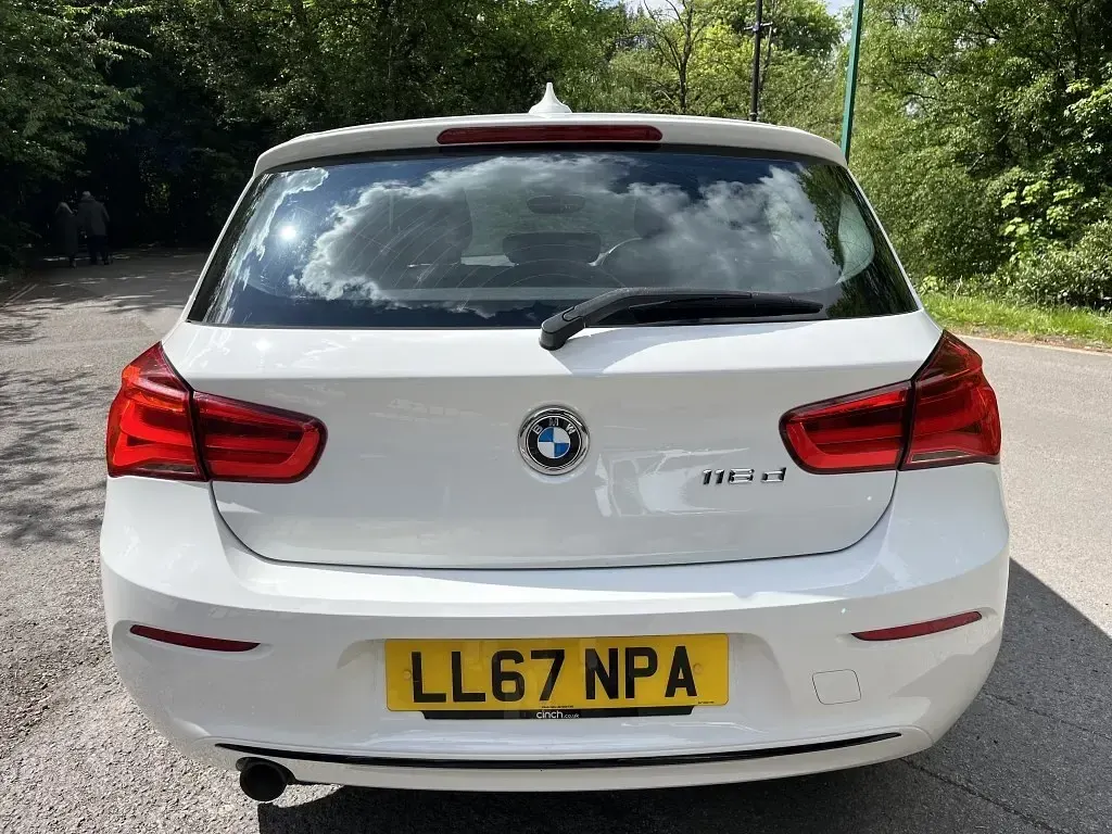 Usado BMW 116 Sport Line 2018 Blanco Utilitario