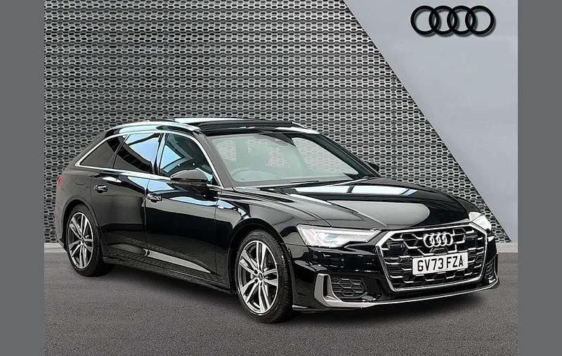 Used Audi A6 S-Line 200 HP (147 kW) 2024 Black Estate