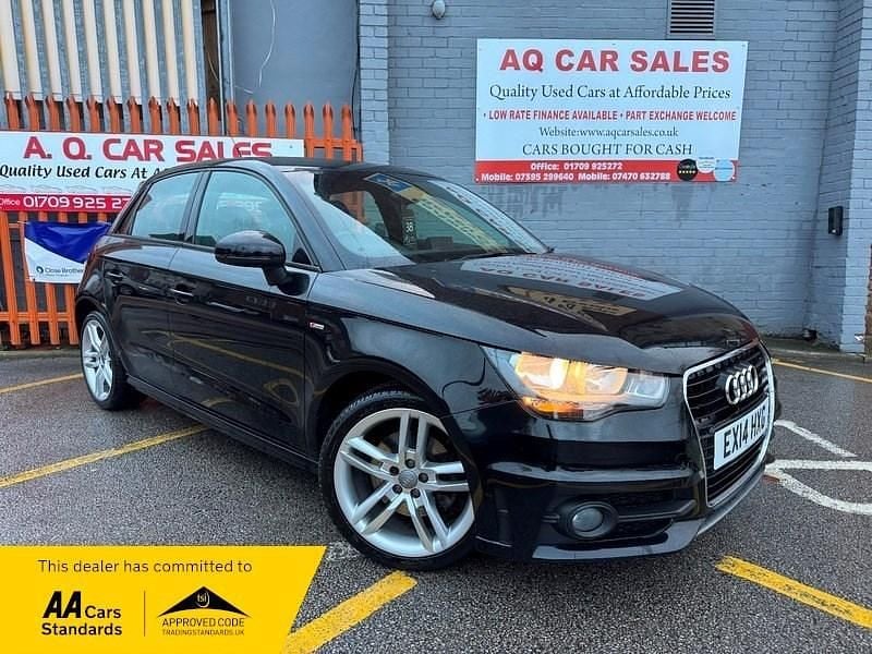 Black Used 2014 Audi A1 Sportback S-Line Hatchback | £7,190 (Good price) - Image 1/4