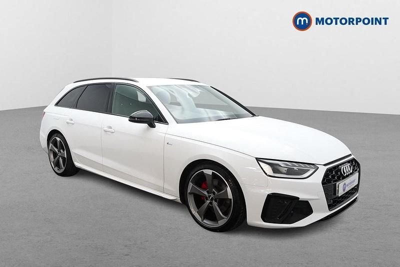 Used Audi A4 Black Edition 245 HP (180 kW) 2019 White Estate