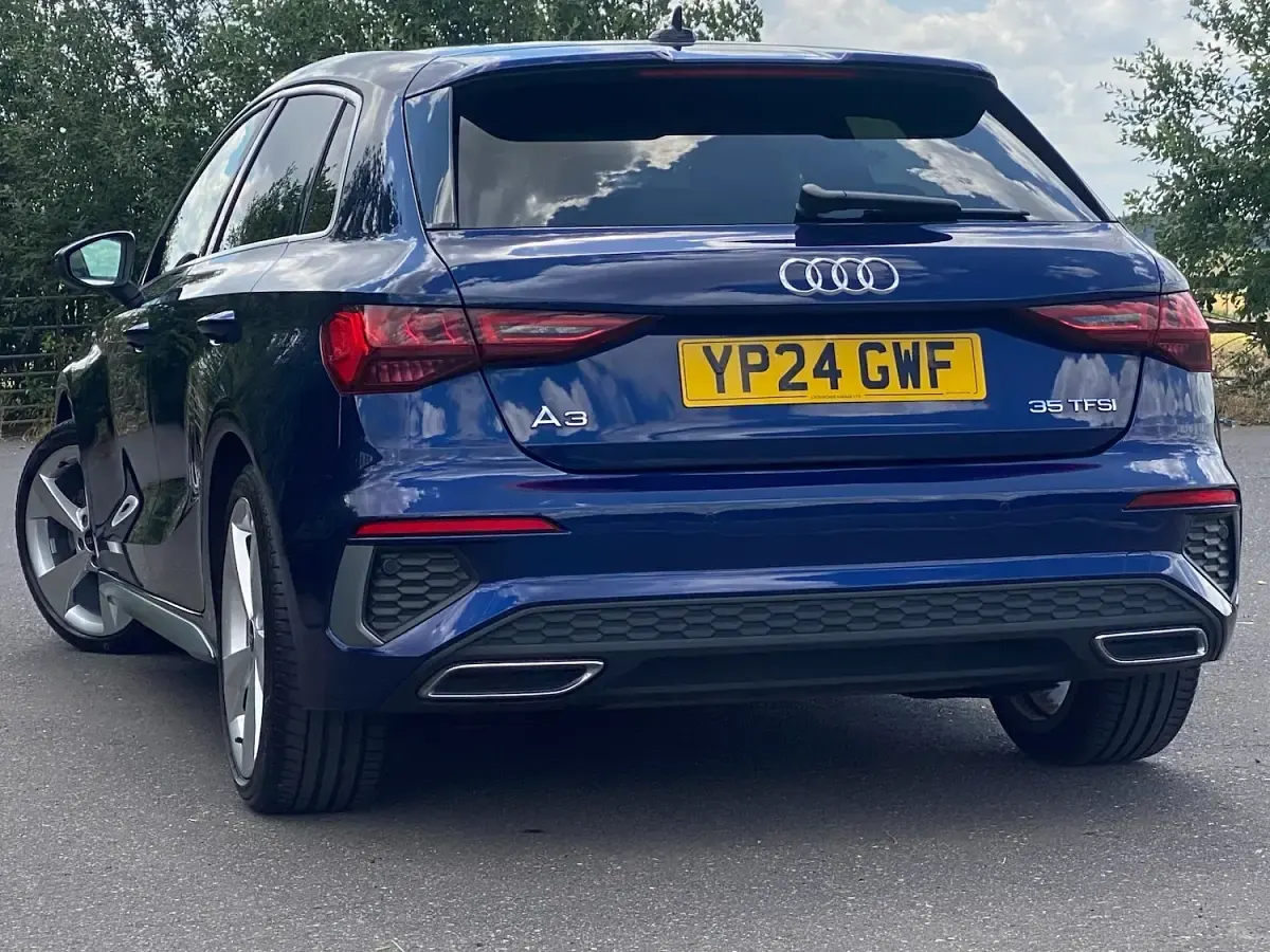 Used Audi A3 S-Line 2024 Navarra blue Hatchback