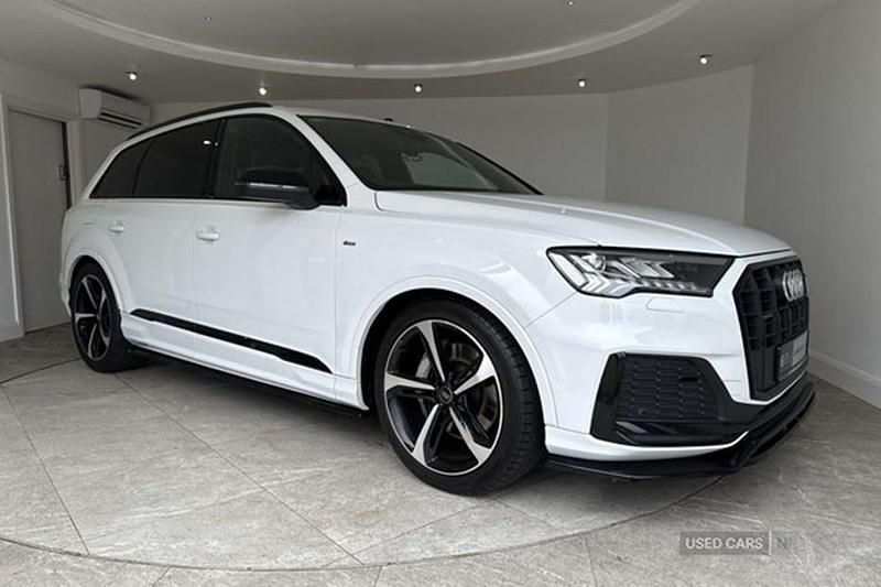 White Used 2020 Audi Q7 Black Edition SUV | £37,940 (Fair price) - Image 1/1