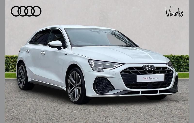 Used Audi A3 S-Line 147 HP (108 kW) 2025 White Hatchback