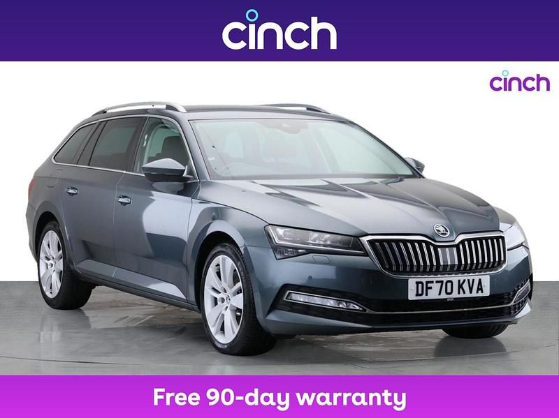 Grey Used 2021 Skoda Superb SE L Estate | £17,799 (Fair price) - Image 1/3