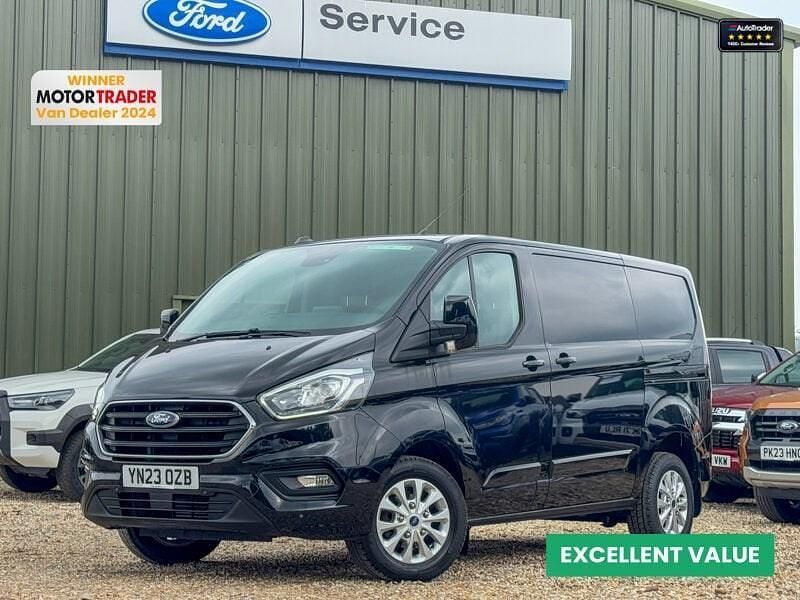 Black Used 2023 Ford Transit Custom Limited Van | £20,994 (A bit pricey) - Image 1/4