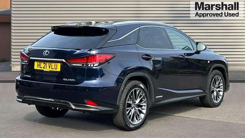 Used Lexus RX450h Sport Line 313 HP (230 kW) 2021 Blue SUV