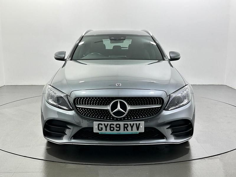 Used Mercedes C220 AMG line 194 HP (142 kW) 2019 Grey Estate