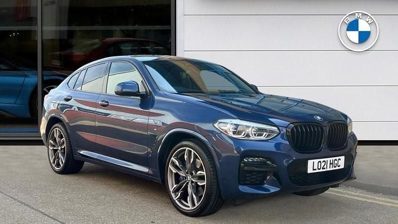 Blue Used 2021 BMW X4 M Sport SUV | £38,800 (Fair price) - Image 1/4