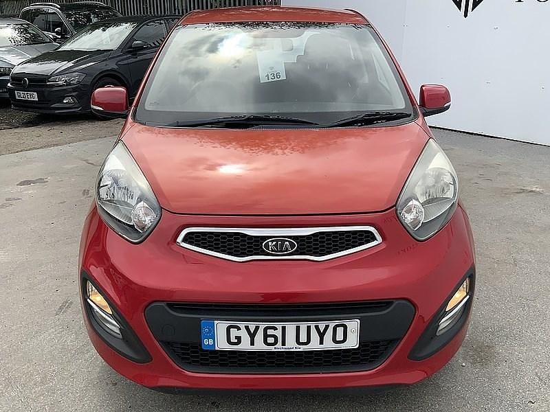Used Kia Picanto 85 HP (62 kW) 2011 Red Hatchback