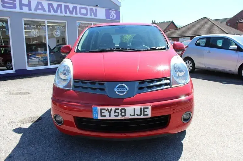 Używany Nissan Note Acenta 2008 Czerwony Hatchback