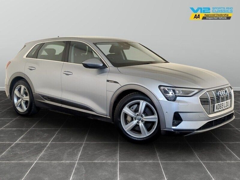 Silver Used 2020 Audi e-tron Comfort SUV | £14,995 (Good price) - Image 1/2