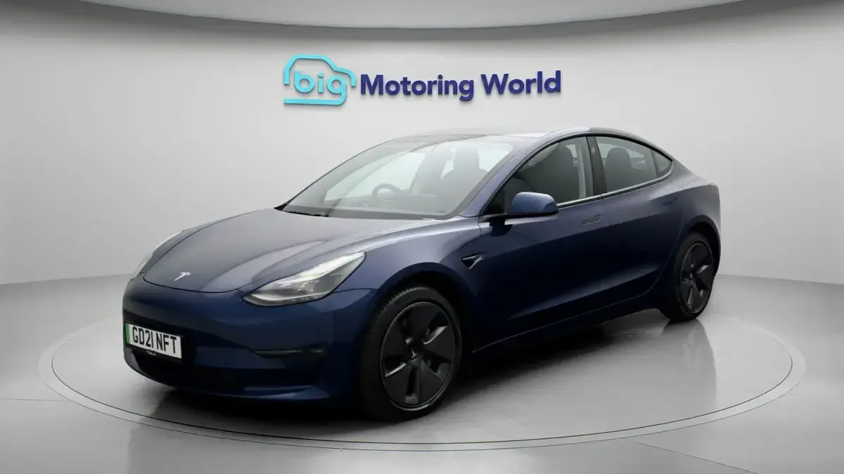 Used Tesla Model 3 344 kW (469 HP) 2021 Blue Sedan