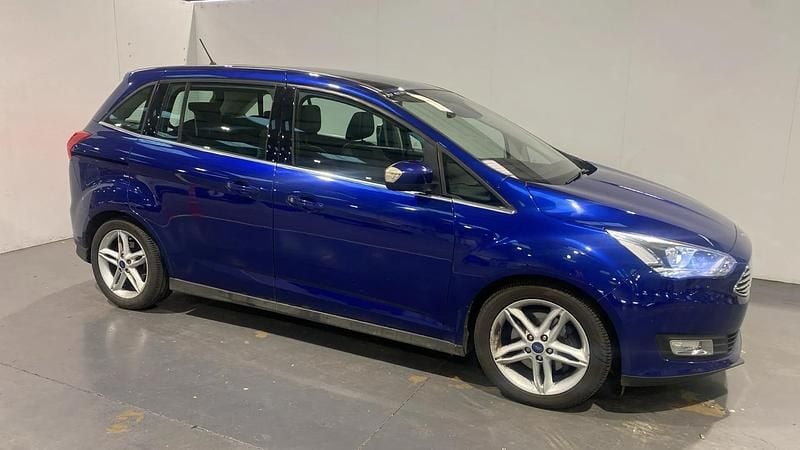 Blue Used 2017 Ford Grand C-Max Titanium X MPV | £8,698 (Fair price) - Image 1/3