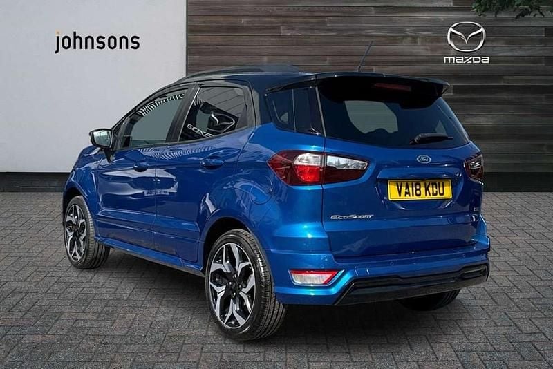 Used Ford Ecosport ST-Line 123 HP (90 kW) 2018 Blue SUV