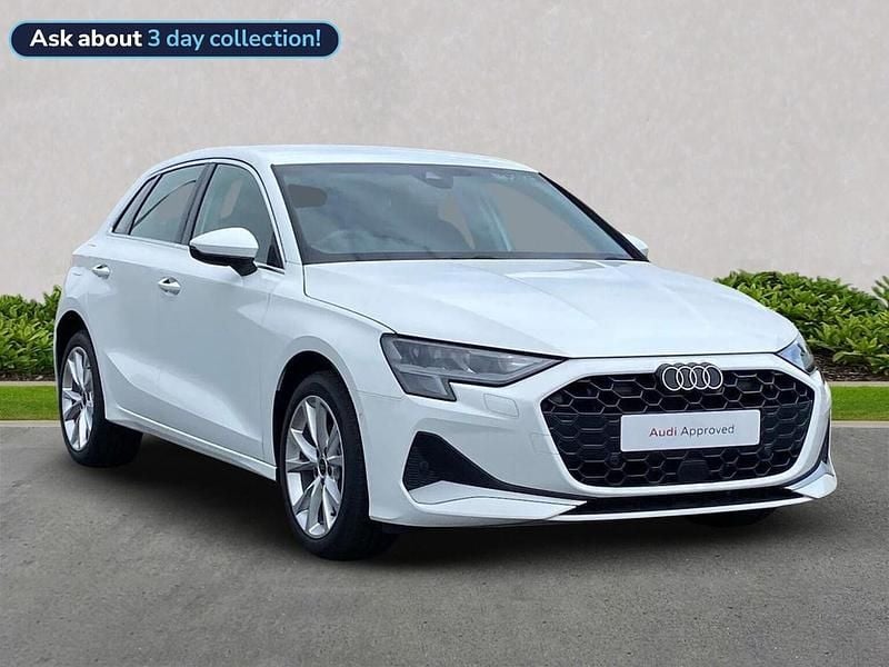 White Used 2025 Audi A3 e-tron Sport Hatchback | £28,963 (Fair price) - Image 1/4