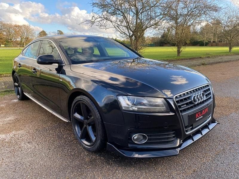 Used Audi A5 Sportback S-Line 211 HP (155 kW) 2010 Black Hatchback