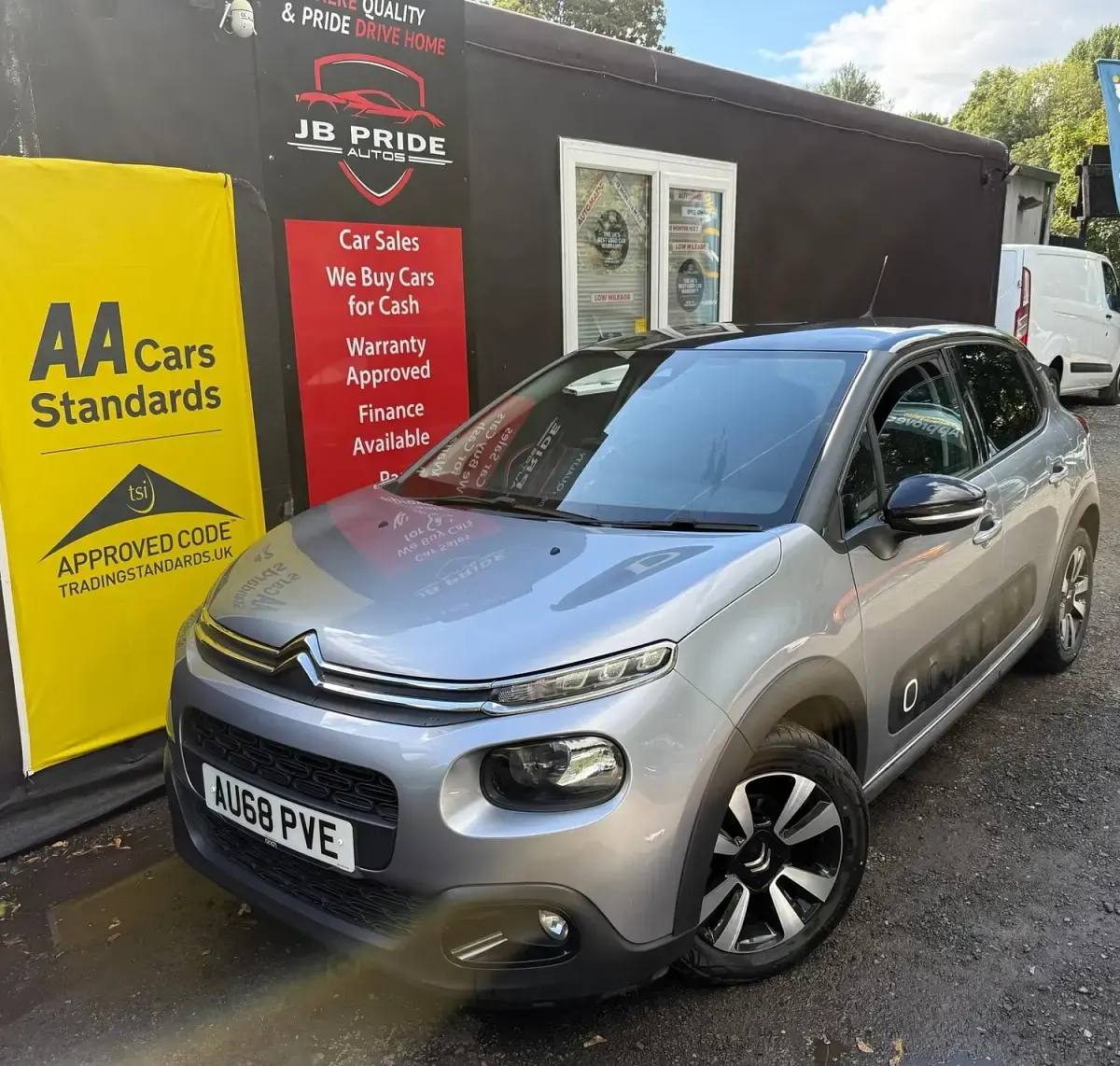 Used Citroën C3 Flair 80 HP (58 kW) 2018 Grey Hatchback