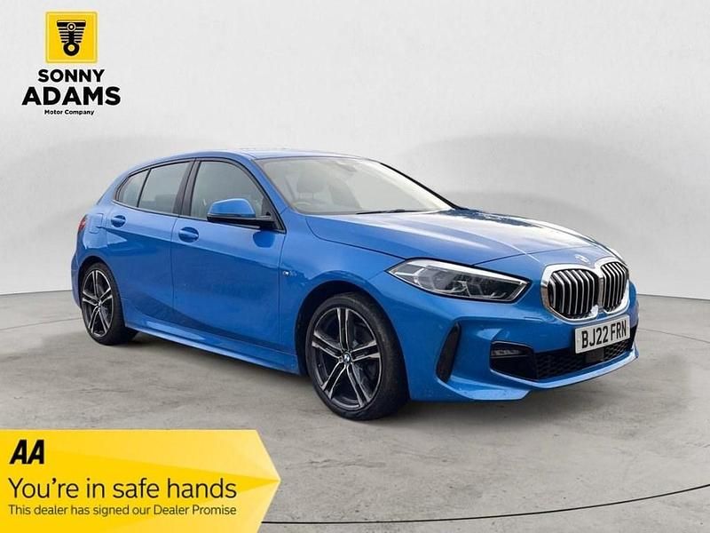 Used BMW 118 M Sport 136 HP (100 kW) 2022 Blue Hatchback
