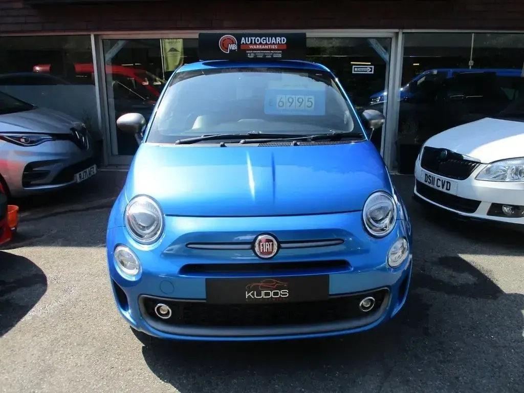 Used Fiat 500 S 69 HP (50 kW) 2019 Blue Hatchback
