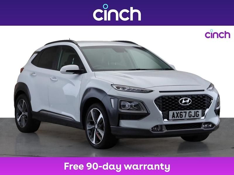 White Used 2018 Hyundai Kona Premium SE SUV | £11,699 (Fair price) - Image 1/3