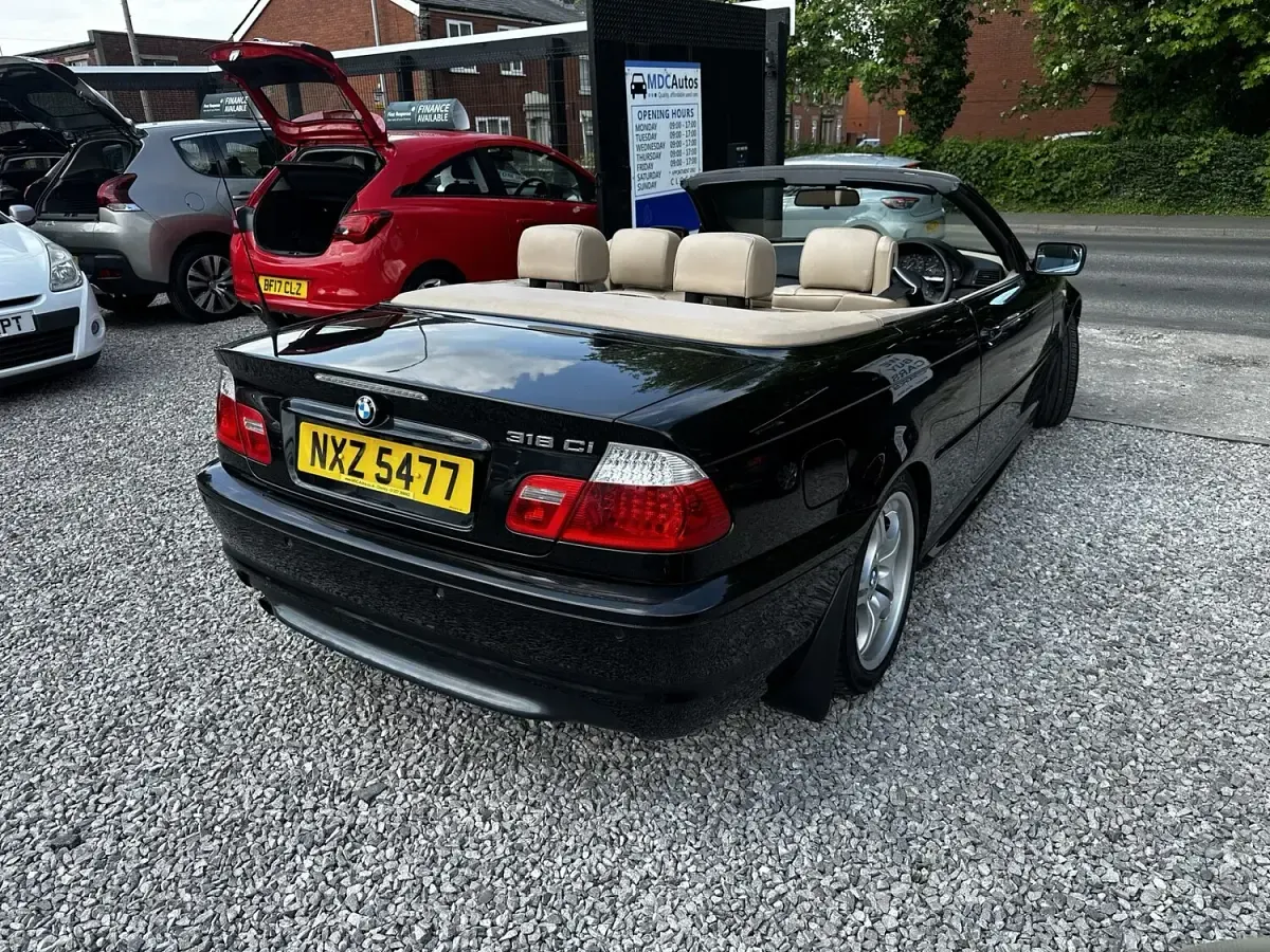 Used BMW 318 Cabriolet M Sport 2006 Black Cabriolet