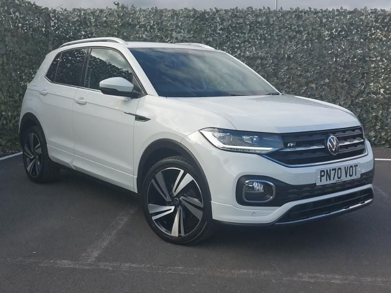 Used VW T-Cross R-line 95 HP (69 kW) 2020 White SUV
