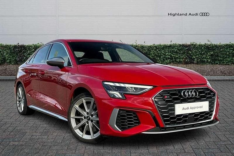 Red Used 2021 Audi S3 Comfort Sedan | £28,985 (Fair price) - Image 1/4