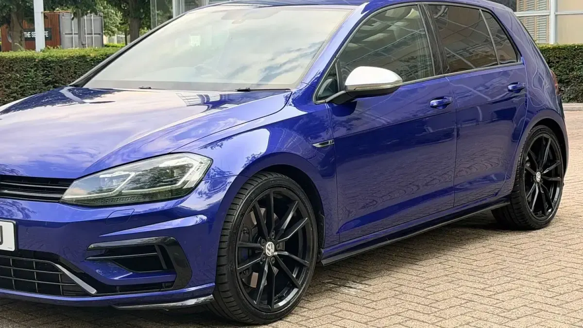 Used VW Golf VII R 310 HP (228 kW) 2018 Blue Hatchback