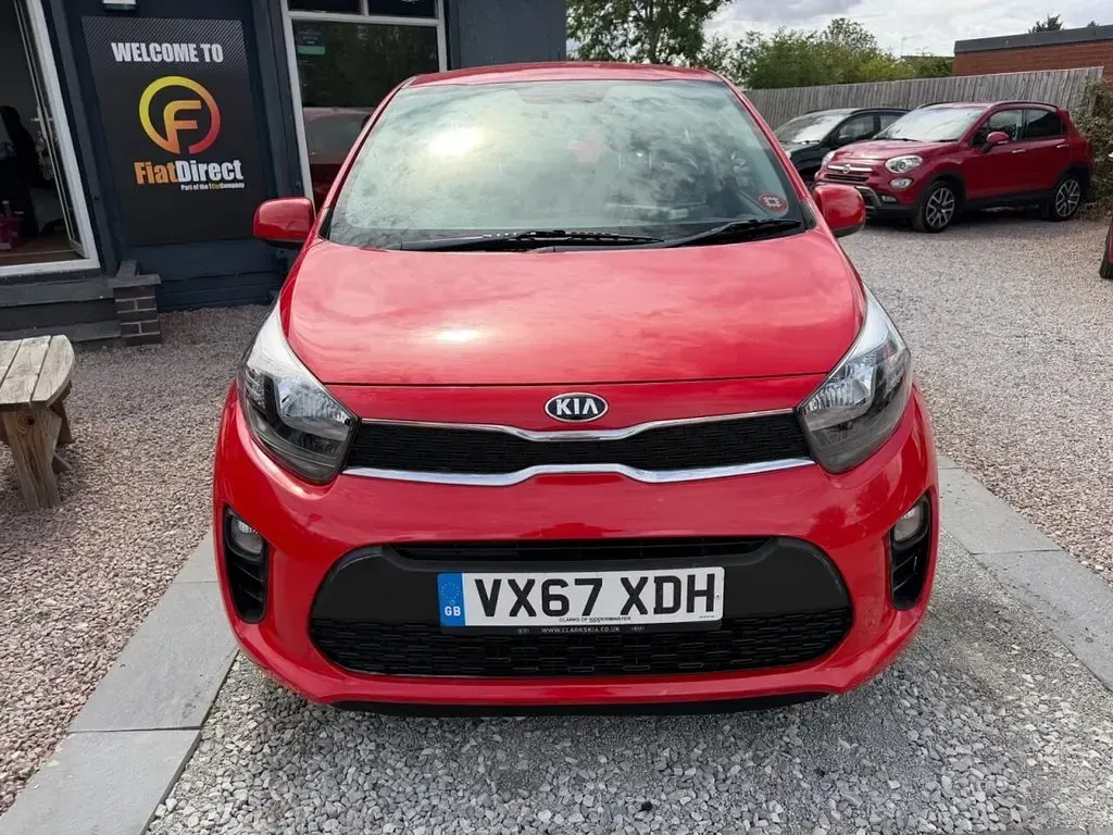 Used Kia Picanto 83 HP (61 kW) 2017 Red Hatchback