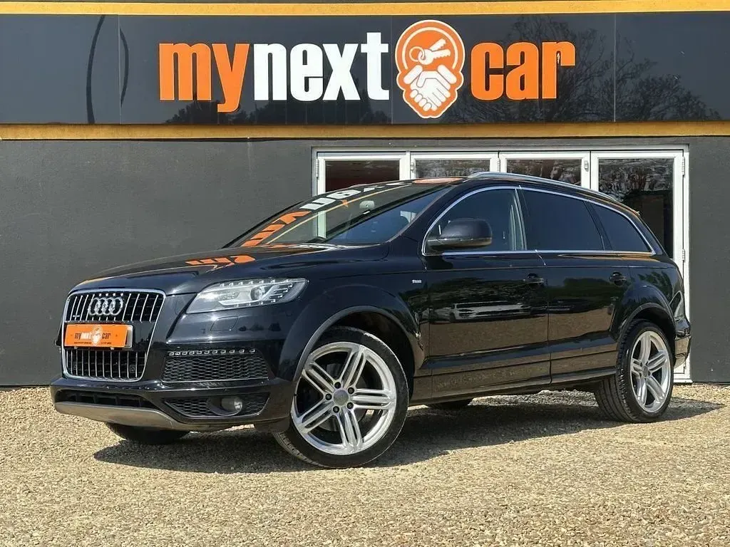 Used Audi Q7 S-line plus 245 HP (180 kW) 2014 Black SUV