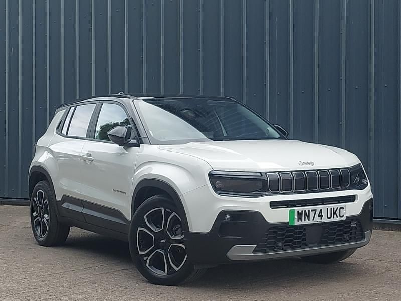 White Used 2024 Jeep Avenger EV Summit SUV | £20,698 (A bit pricey) - Image 1/4