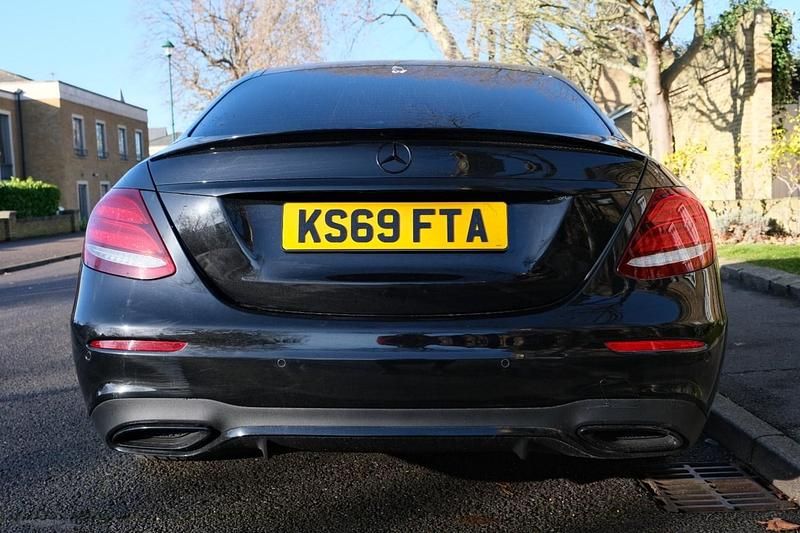 Used Mercedes E350 AMG line 2019 Black Sedan