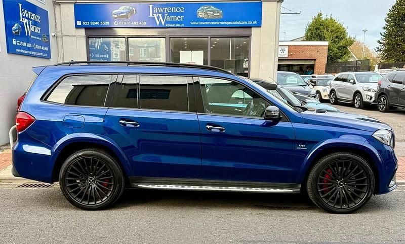 Blue Used 2018 Mercedes GLS63 AMG AMG SUV | £44,975 - Image 1/3