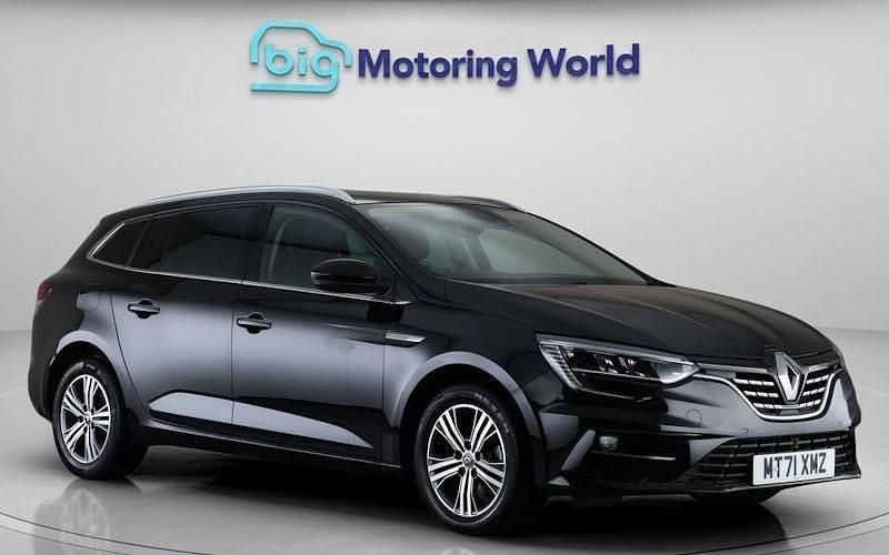 Black Used 2021 Renault Mégane GrandTour Iconic Estate | £10,800 (Fair price) - Image 1/4